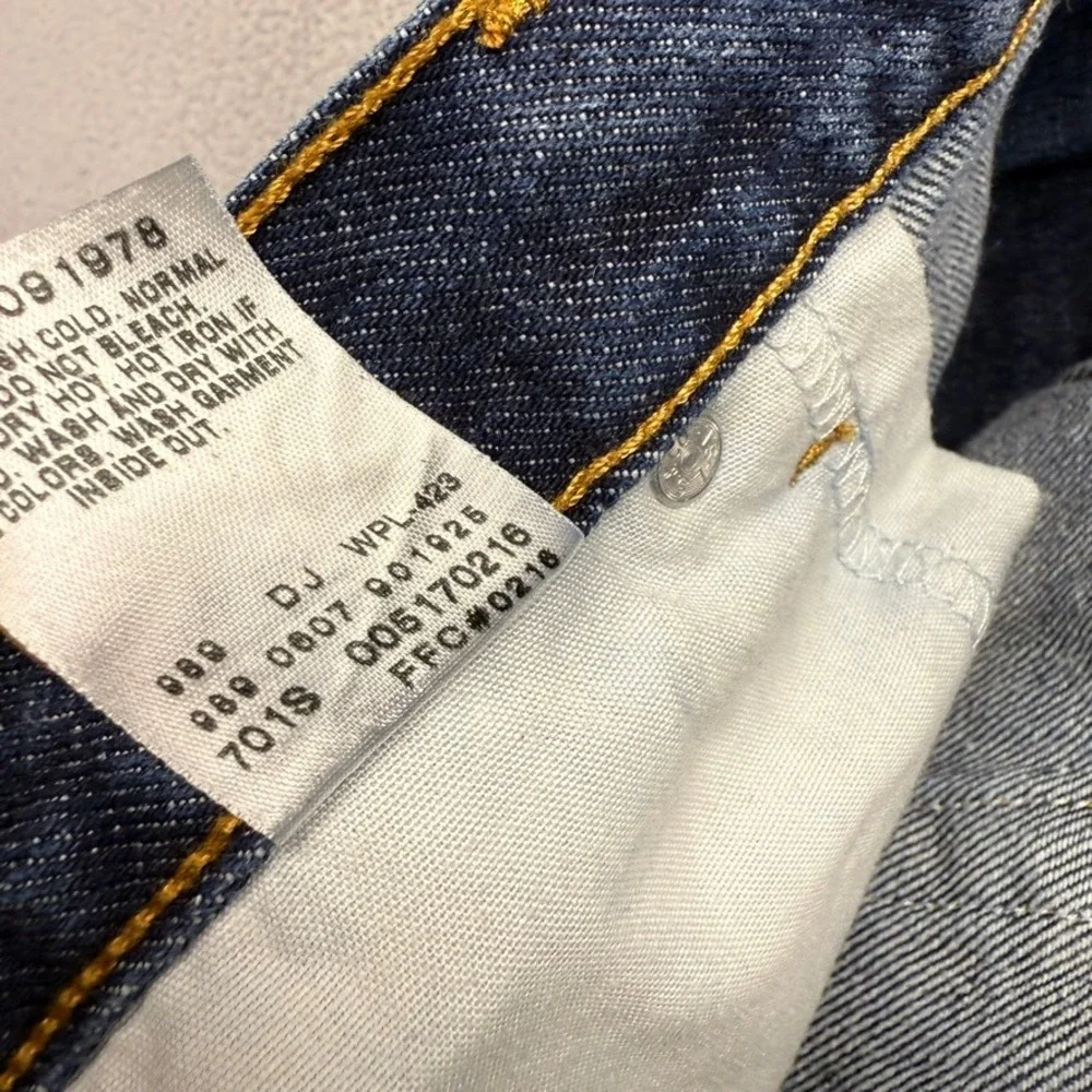 Vintage Levis Jeans men's 42x30 Fits 40x31 Blue 517 Bootcut Boot Dark Wash Y2k